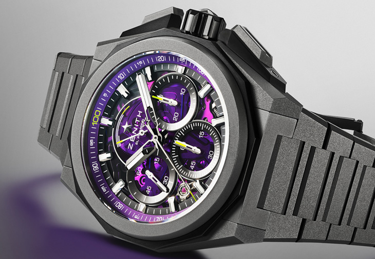 ZENITH真力時DEFY Extreme Ultraviolet挑戰極限幻紫腕錶