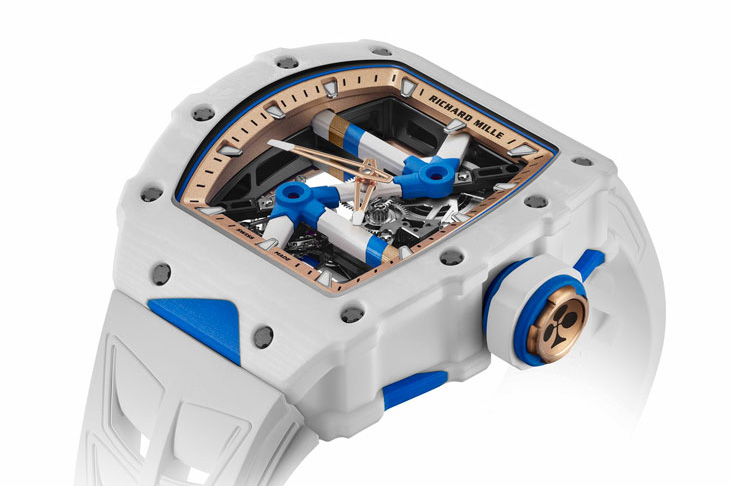 RICHARD MILLE RM 64-01 Tourbillon COLNAGO陀飛輪腕錶，用藝術手法表現自行車意象 