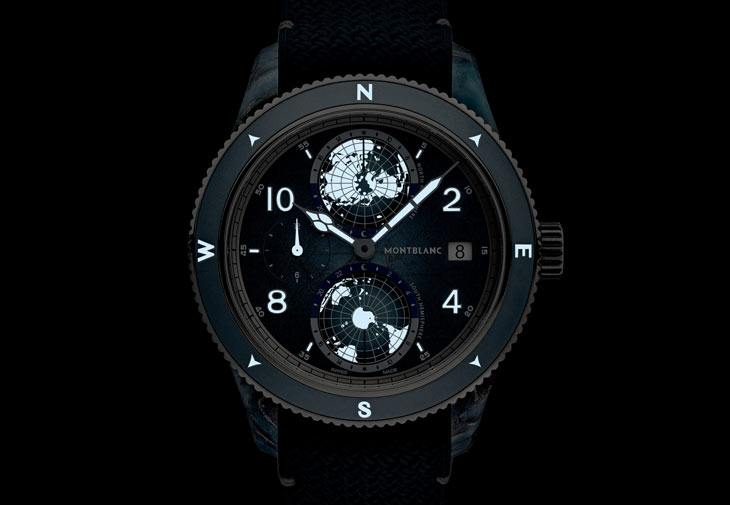萬寶龍MONTBLANC1858 Geosphere 0 Oxygen Mount Vinson零氧腕錶文森峰限量款