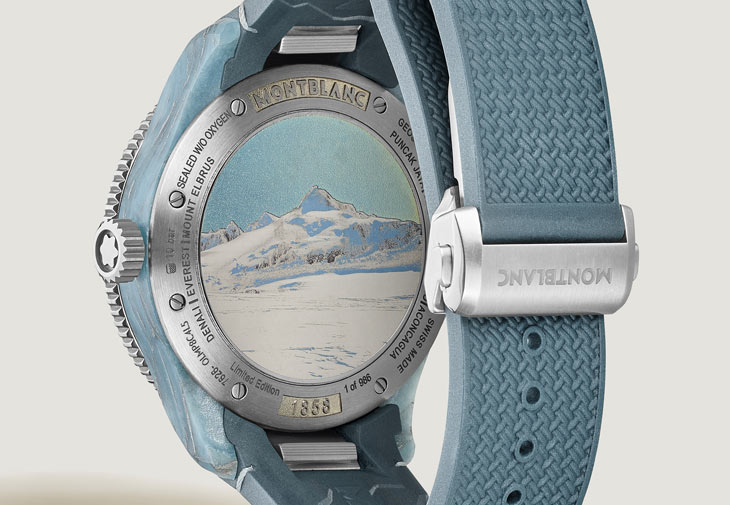 萬寶龍MONTBLANC1858 Geosphere 0 Oxygen Mount Vinson零氧腕錶文森峰限量款