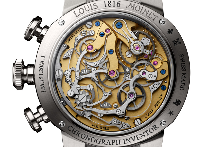LOUIS MOINET 1816 CHRONOGRAPH 香檳金紀念版計時腕錶