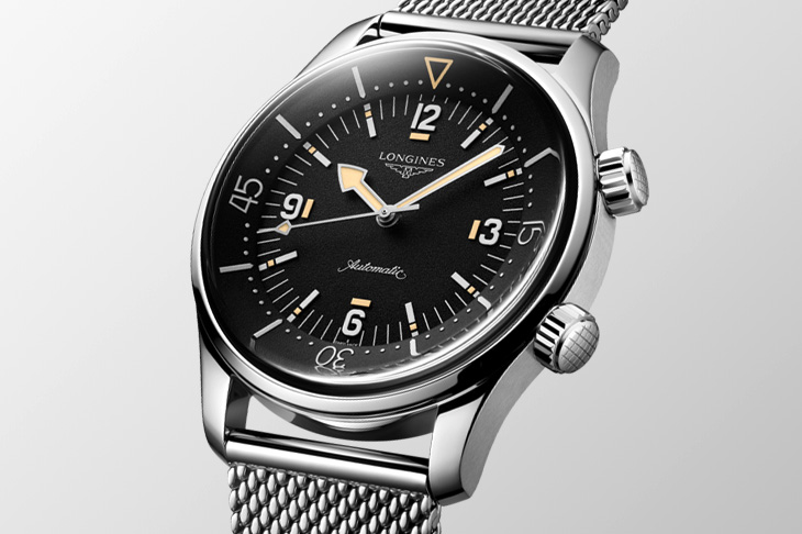 浪琴表Legend Diver 59復刻傳奇潛水腕錶，向品牌1959年潛水錶致敬，三大專業認證一次到位