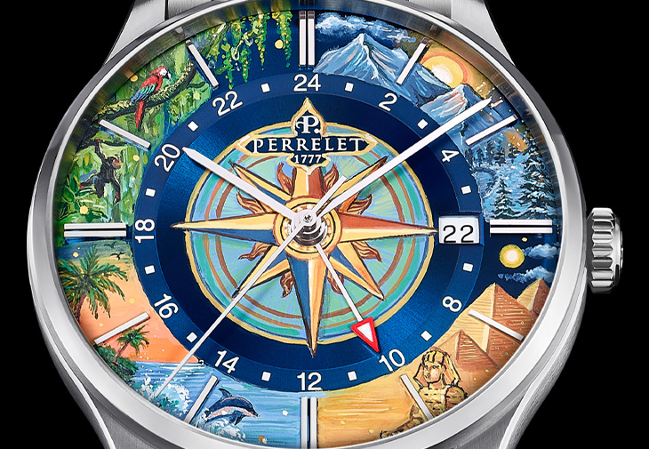 PERRELET沛力錶Weekend GMT Atlas 限量腕錶