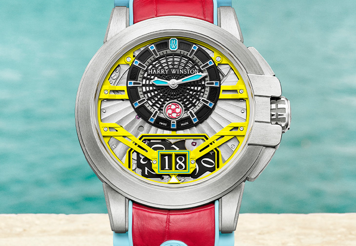 海瑞溫斯頓HARRY WINSTON Ocean Zalium Variation大日期腕錶