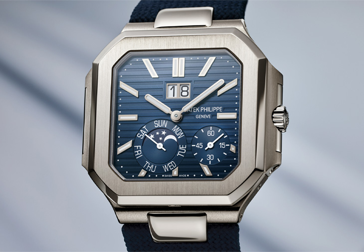 PATEK PHILIPPE百達翡麗Cubitus編號5822P-001瞬跳大日期、星期及月相腕錶