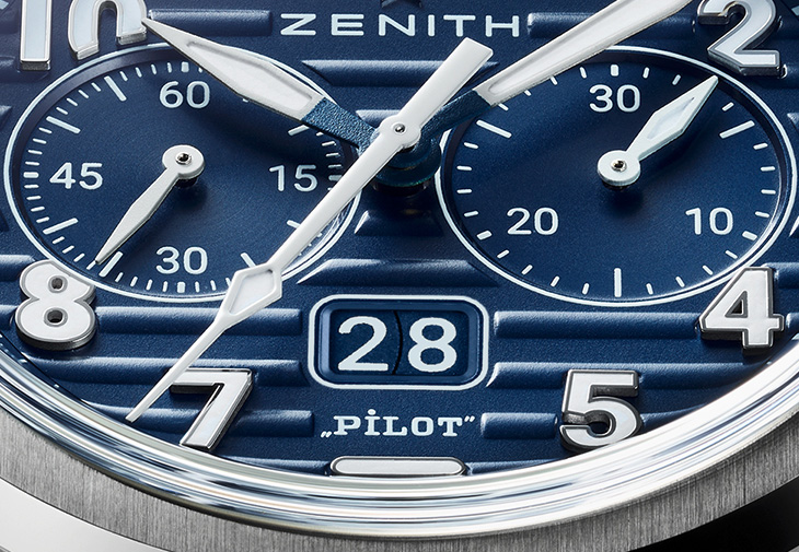 ZENITH真力時Pilot Big Date Flyback大日期飛返計時飛行員腕錶