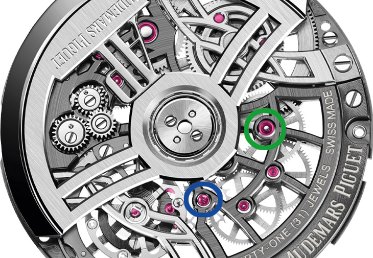 AUDEMARS PIGUET愛彼7124鏤空機芯