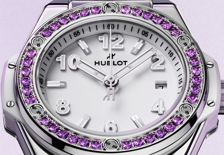 HUBLOT宇舶Big Bang One Click 悅彩特調系列紫羅蘭腕錶