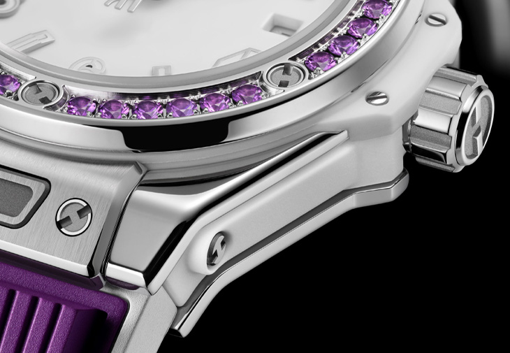 HUBLOT宇舶Big Bang One Click 悅彩特調系列紫羅蘭腕錶
