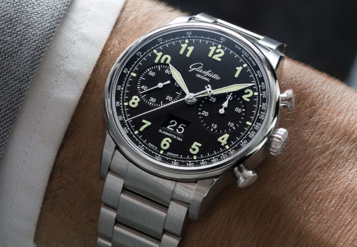 GLASHÜTTE ORIGINAL格拉蘇蒂原創Senator Chronograph Navigator議員系列領航者計時腕錶