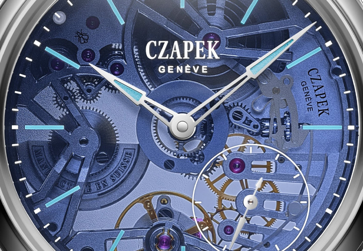 CZAPEK & CIE Promenade Transparencies Aqua Blue腕錶
