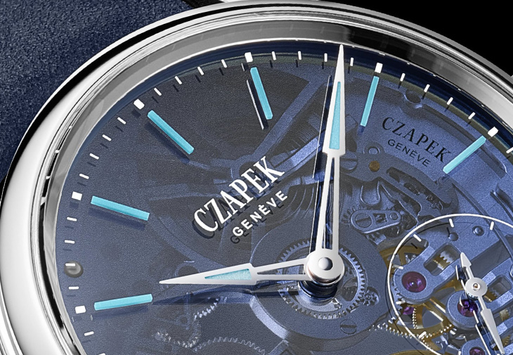 CZAPEK & CIE Promenade Transparencies Aqua Blue腕錶