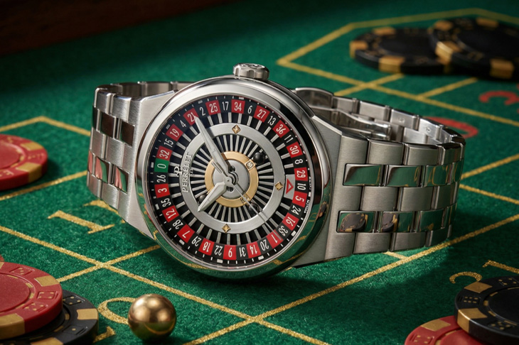 跟機率玩遊戲！PERRELET Turbine Casino Roulette旋風輪盤腕錶