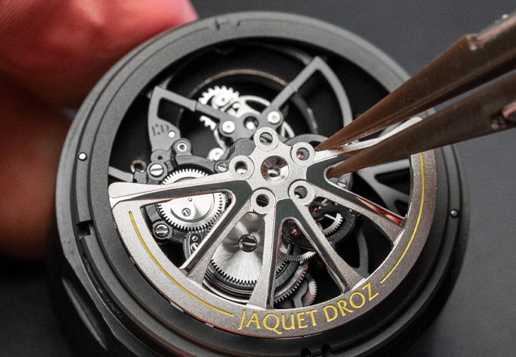 JAQUET DROZ雅克德羅電漿陶瓷陀飛輪腕錶