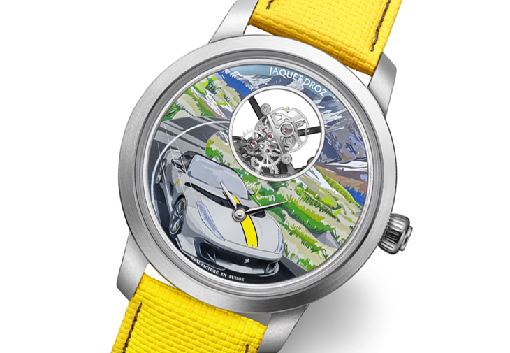 JAQUET DROZ雅克德羅電漿陶瓷陀飛輪腕錶