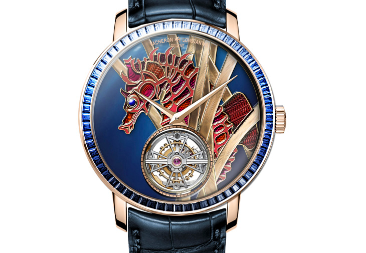 VACHERON CONSTANTIN江詩丹頓Les Cabinotiers閣樓工匠”謐海之境”主題作品-“秘境海馬”陀飛輪珠寶腕錶