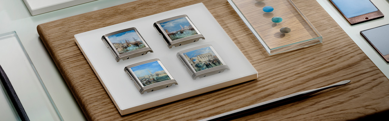 JAEGER-LECOULTRE積家Reverso Tribute Enamel ‘Turner Series’ 翻轉系列透納畫作琺瑯腕錶