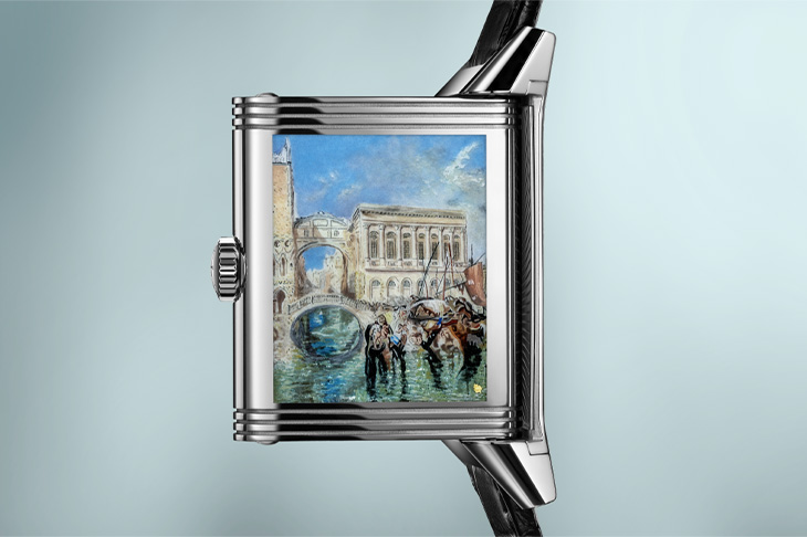 四款手工琺瑯腕錶描繪威尼斯美景，積家Reverso Tribute Enamel Turner Series 翻轉系列透納畫作琺瑯腕錶