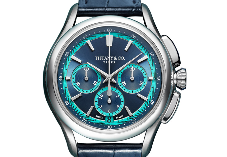 TIFFANY & CO.蒂芙尼Tiffany Timer鈦金屬與鉑金限量版計時腕錶
