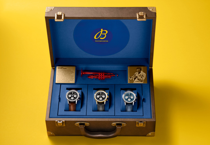 BREITLING百年靈Navitimer B09 Chronograph 41 Tribute to Miles Davis航空計時腕錶