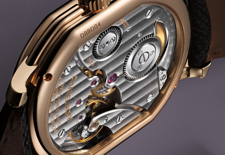 DANIEL ROTH Extra Plat Rose Gold Gilt藝術腕錶