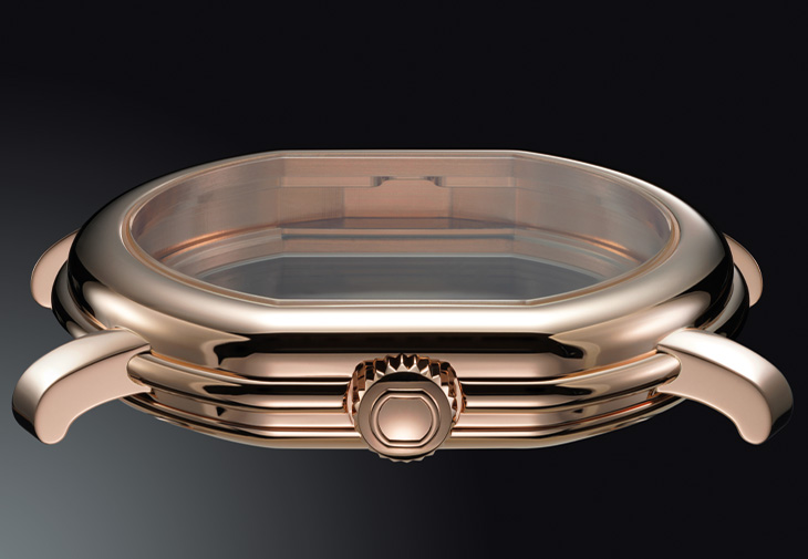 DANIEL ROTH Extra Plat Rose Gold Gilt藝術腕錶