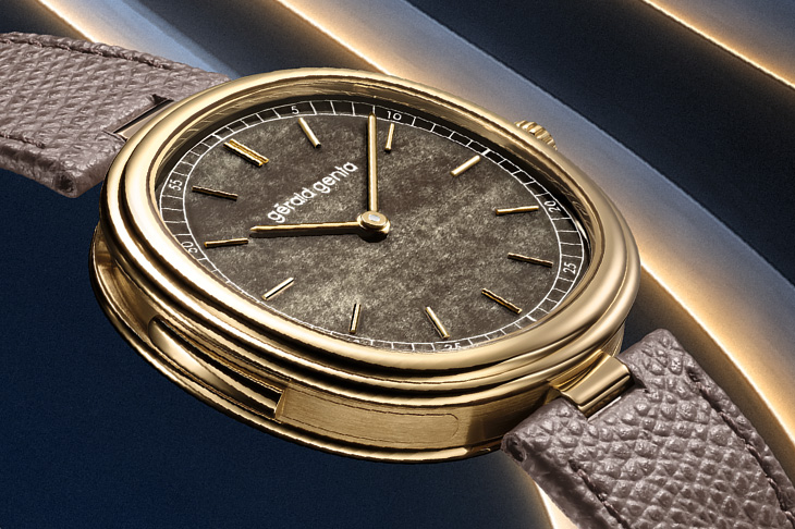 溫和不刺眼的金曜石光芒！GÉRALD GENTA Geneva Minute Repeater Golden Obsidian 三問腕錶