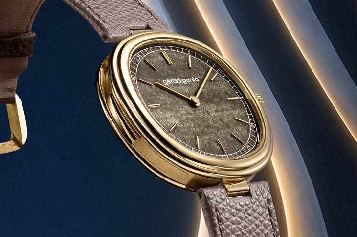 內斂不刺眼的金曜石光芒！GÉRALD GENTA Geneva Minute Repeater Golden Obsidian 三問腕錶