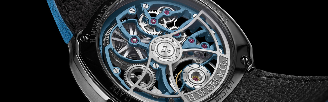 H. MOSER & CIE.亨利慕時疾速者陀飛輪鏤空陶瓷腕錶Alpine限量版