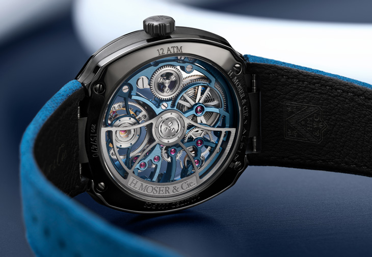 H. MOSER & CIE.亨利慕時疾速者陀飛輪鏤空陶瓷腕錶Alpine限量版