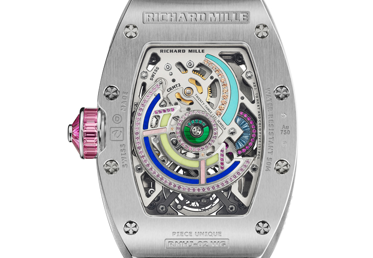 RICHARD MILLE RM HJ-02自製機芯自動上鍊陀飛輪腕錶