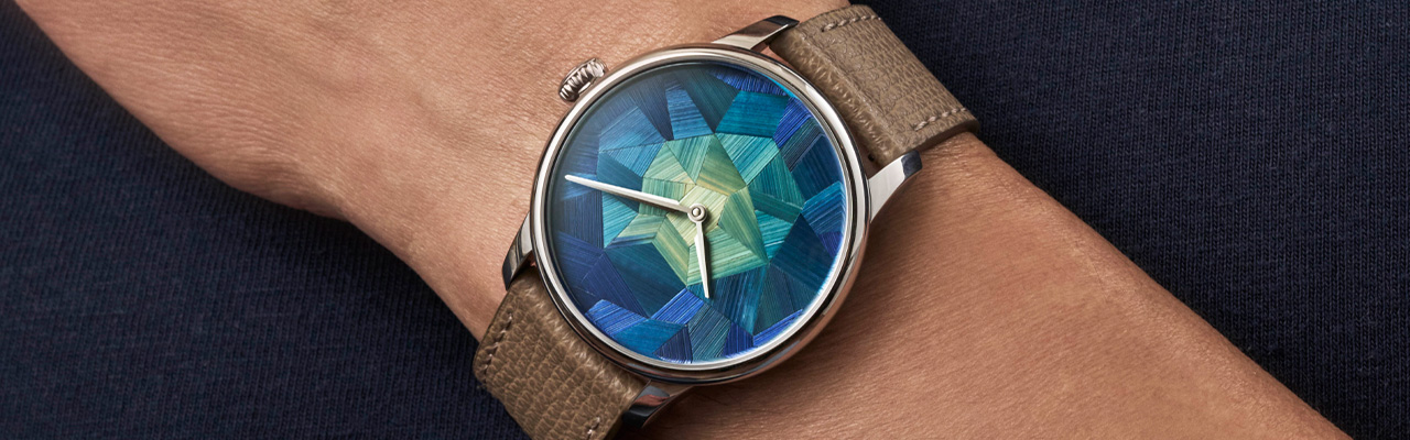 LOUIS ERARD Marqueterie De Paille麥稈鑲嵌工藝限量腕錶