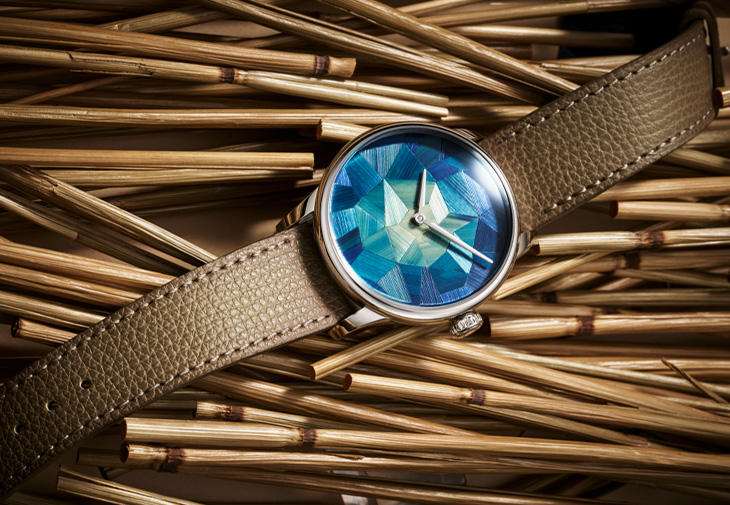 LOUIS ERARD Marqueterie De Paille麥稈鑲嵌工藝限量腕錶