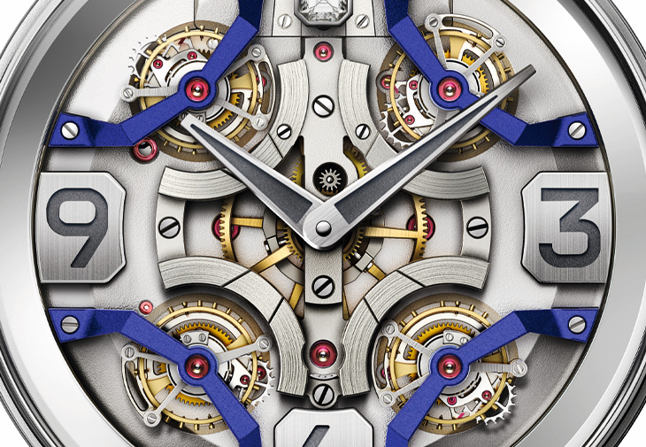 海瑞溫斯頓HARRY WINSTON Quadri Tourbillon 懷錶