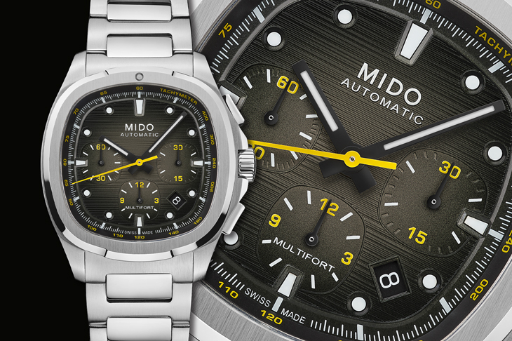 系列功能向上升級  MIDO Multifort TV Chronograph特別版／美度首款電視殼計時碼錶  Multifort TV Chronograph新登場