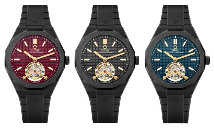 TITONI梅花錶Luxe Tourbillon陀飛輪腕錶