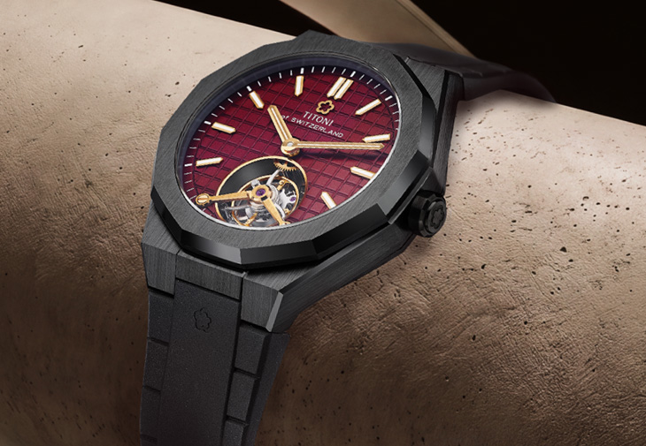 TITONI梅花錶Luxe Tourbillon陀飛輪腕錶