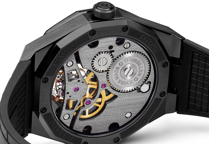TITONI梅花錶Luxe Tourbillon陀飛輪腕錶