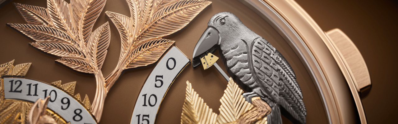 PATEK PHILIPPE百達翡麗5249R-001烏鴉與狐狸動偶腕錶