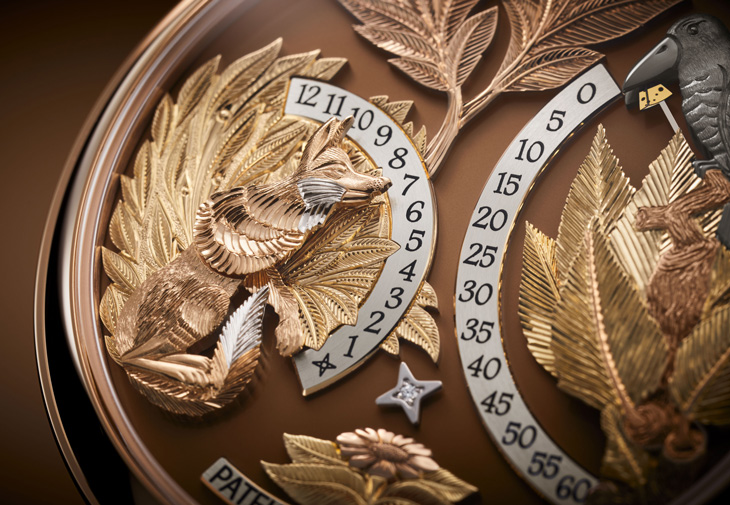 PATEK PHILIPPE百達翡麗5249R-001烏鴉與狐狸動偶腕錶