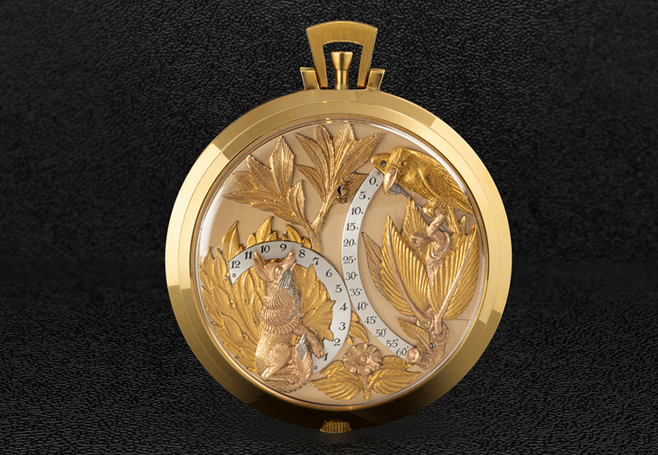 PATEK PHILIPPE百達翡麗5249R-001烏鴉與狐狸動偶腕錶
