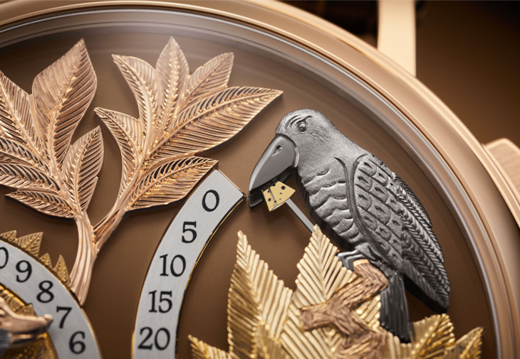PATEK PHILIPPE百達翡麗5249R-001烏鴉與狐狸動偶腕錶