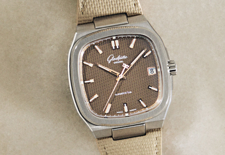 格拉蘇蒂原創GLASHÜTTE ORIGINAL七零年代系列Tweed Amp粗毛呢擴大機錶款