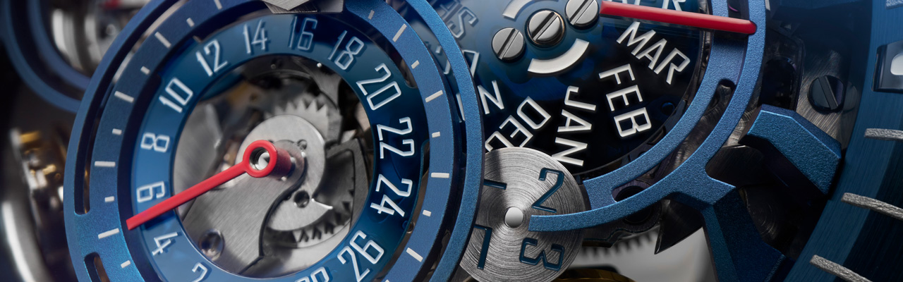 羅杰杜彼ROGER DUBUIS王者系列四擺輪游絲萬年曆限量腕錶