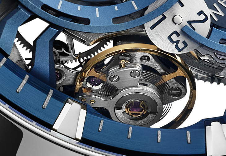 羅杰杜彼ROGER DUBUIS王者系列四擺輪游絲萬年曆限量腕錶
