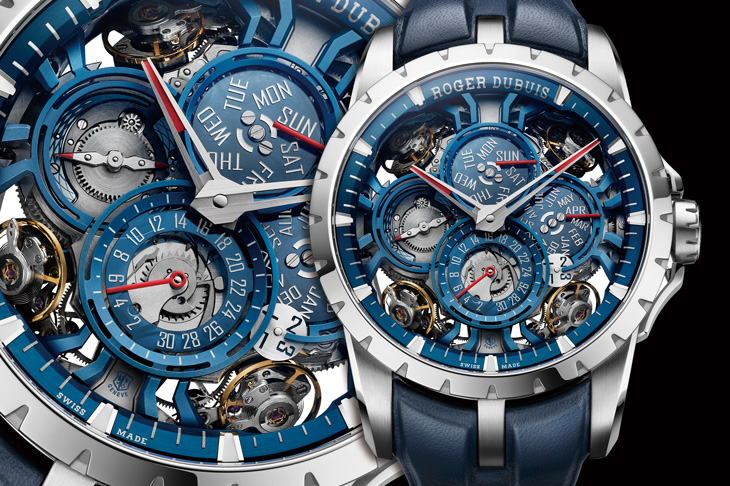 征服引力順應恆常曆法，ROGER DUBUIS王者系列四擺輪游絲萬年曆限量腕錶 -- 年度注目複雜功能特集六