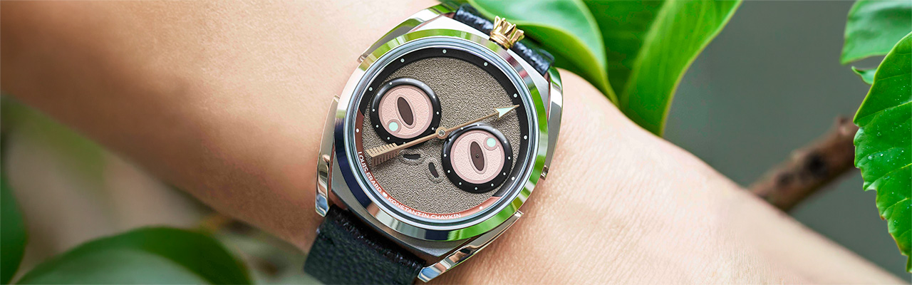 LOUIS ERARD × Konstantin Chaykin Unfrogettable鈦金屬自動腕錶