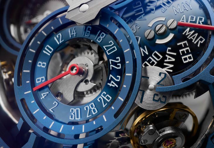 羅杰杜彼ROGER DUBUIS王者系列四擺輪游絲萬年曆限量腕錶