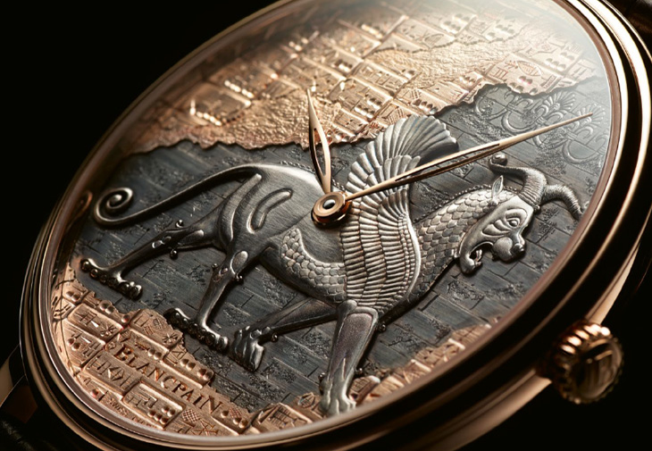 BLANCPAIN寶珀Métiers d’Art 藝術大師系列赤銅工藝獅鷲獸限量腕錶