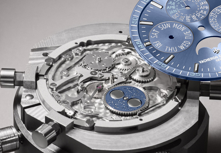 VACHERON CONSTANTIN江詩丹頓Overseas超薄萬年曆限量腕錶